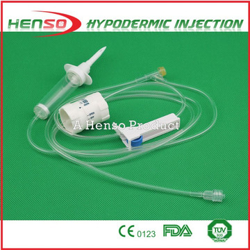 Henso Desechable IV Infusión Set con regulador de flujo